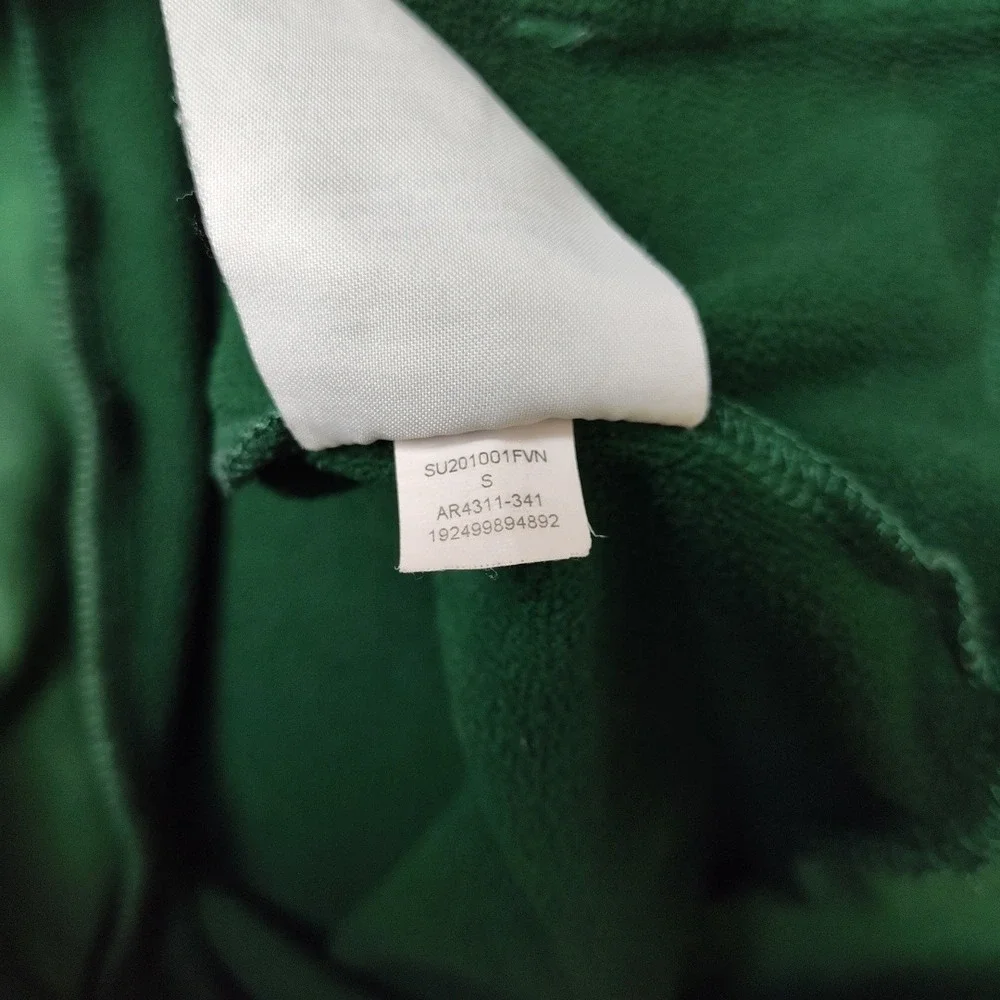 Jordan Hoodie Mens Small Green Pullover Alpha‎ Pockets Graphic Fleece AR4311